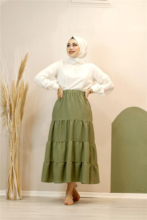 yasmak Haki-tesettür Etek