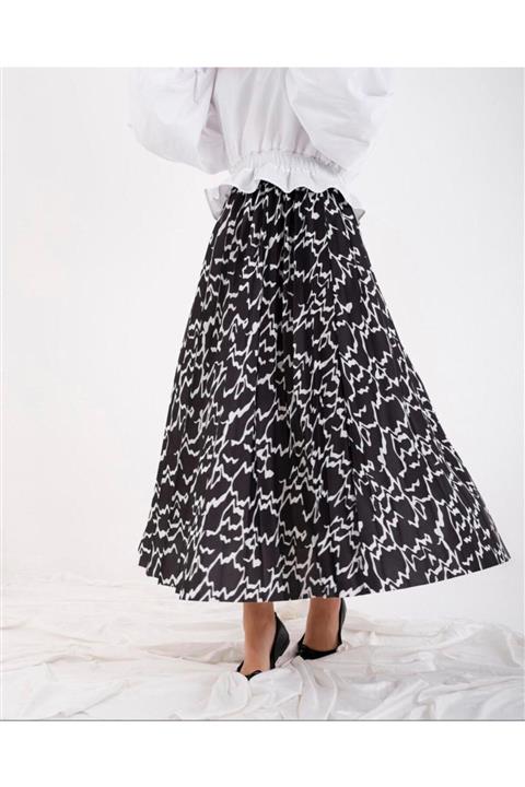 MK MODA BUTİK Dijital Baskılı Etek