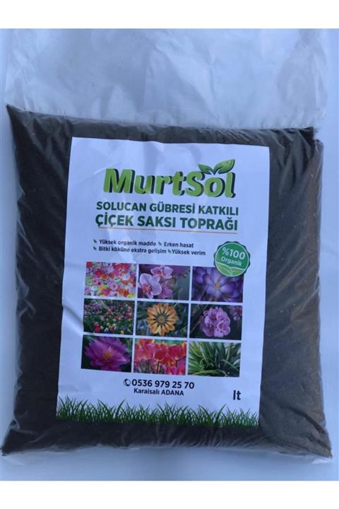 Çiftliğim Gübre Zenginleştirilmiş Solucan Gübre Katkılı Çiçek Toprağı - 10 Lt