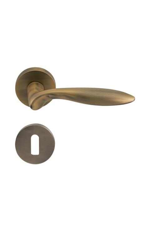 Hafele Balena Oda Kapı Kolu Seti, Antik Bronz Renk