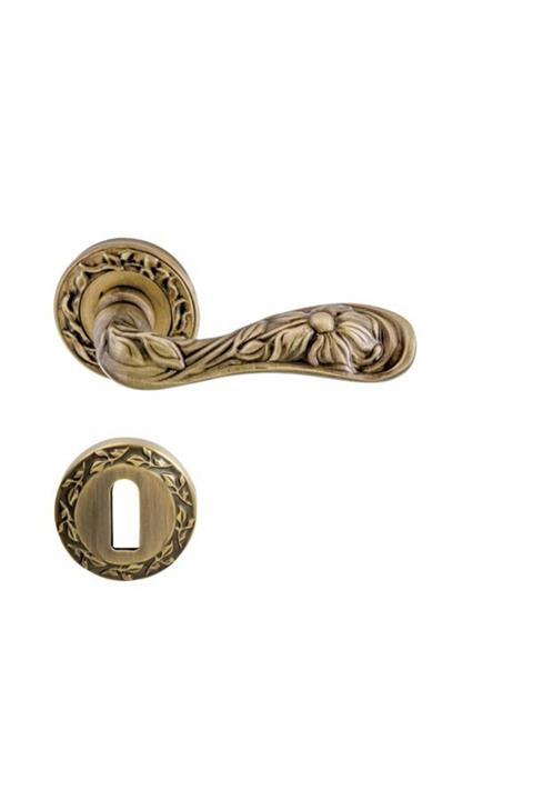 Hafele Florus Oda Kapı Kolu Seti, Antik Bronz Renk