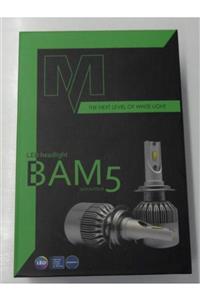 Mach H7 Led Xenon Beyaz Far Zenon Bam5 H7 Led Ampül Şimşek Etkili