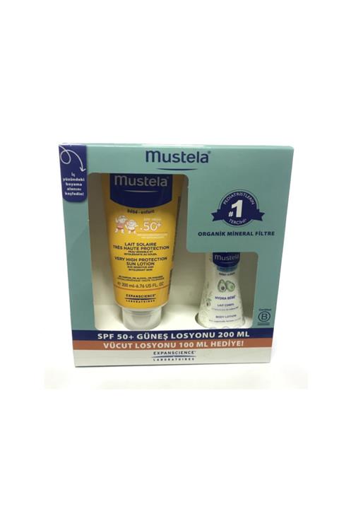 Mustela Very High Protection Sun Lotion Güneş Kremi Spf50+ 200 Ml