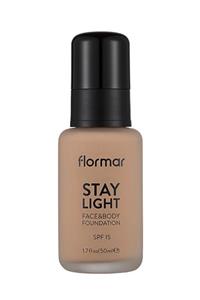 Flormar Fondöten - Stay Light Face & Body Foundation 40 8690604556366