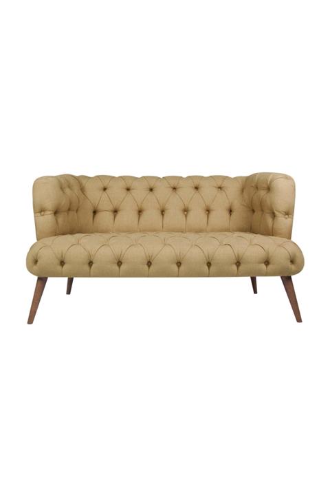 Ze10 Design West Monroe Loveseat İkili Kanape Sütlü Kahve