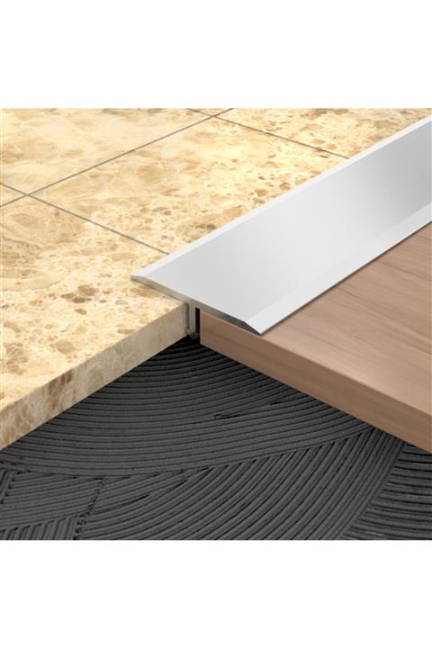 Ankadex 10-adet 15-mm Genişlikte Parlak Eloksal Kaplamalı Alüminyum T Profili