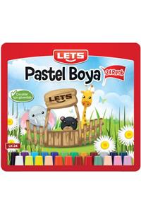 Lets Pastel Boya Çantalı Köşeli 24 Lü Lk-24