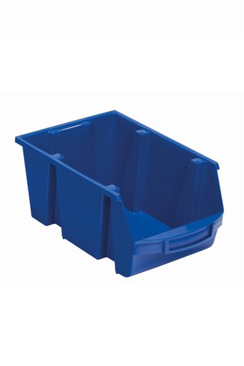 Kaizen Market Plastik Mavi Avadanlık Kutusu No:4 (4 Adet)