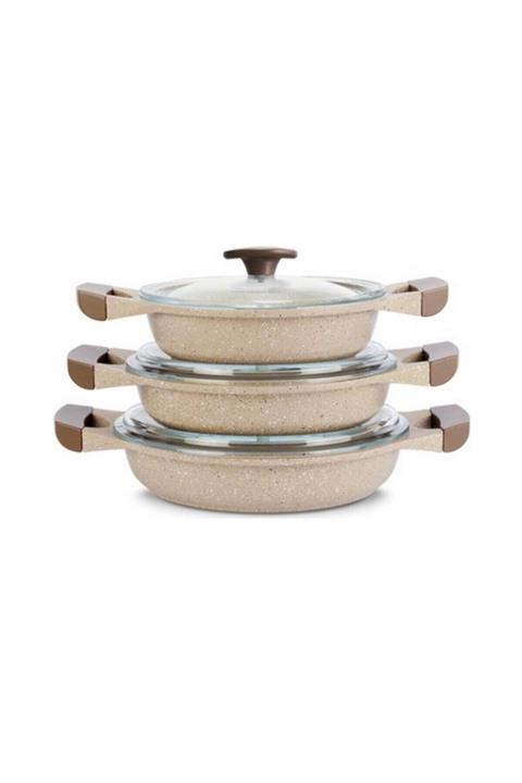 ThermoAD 3lü Granit Sahan Set