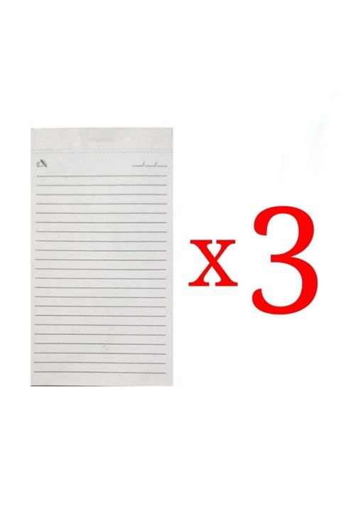 Seyhan Kalemlikli Not Defteri Cüzdan Yedek Defteri (3 ADET)