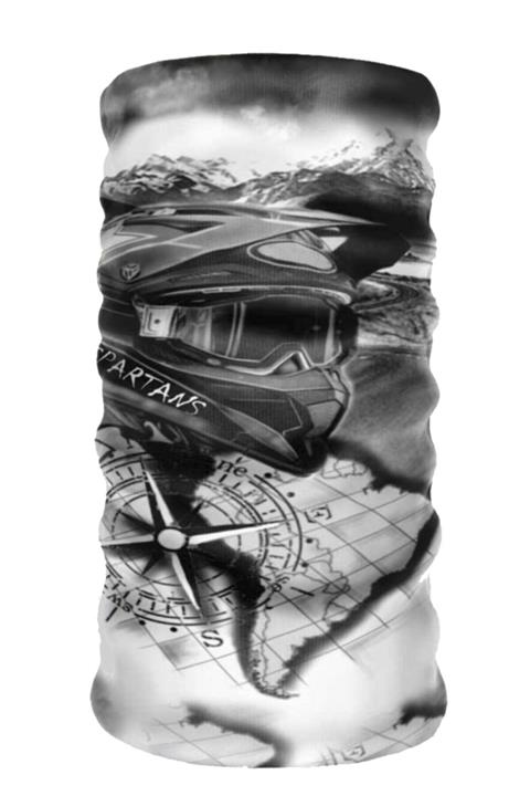 eTaktik Siyah Beyaz  Baskılı Buff