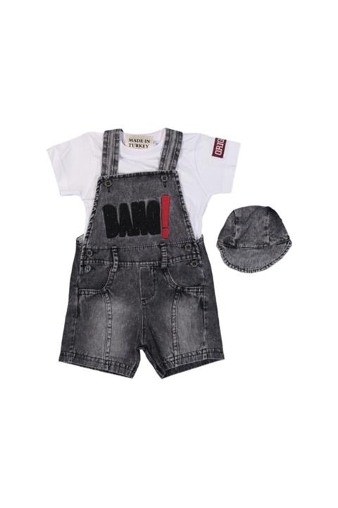 KARAX BEBEK GİYİM Bahçivan Şapkalı Salopet