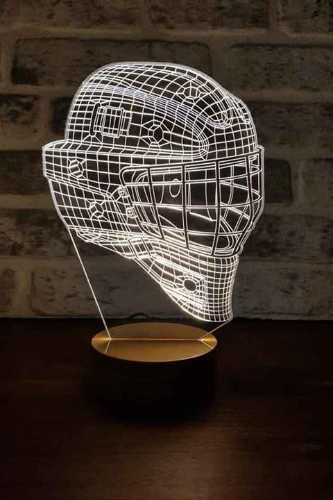 BYLAMP 3D Buz Hokeyi Kaskı Lamba