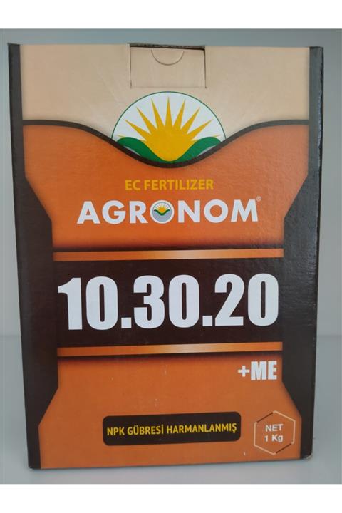 Agronom 10-30-20 Npk Gübresi Harmanlanmış 1kg