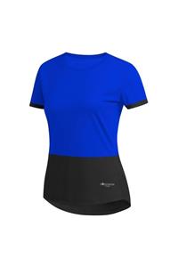 POSEIDONSTORM Büyük Beden Kadın Mavi Günlük Sporcu Tişörtü 4xl-8xl - Çift Parçalı - M6