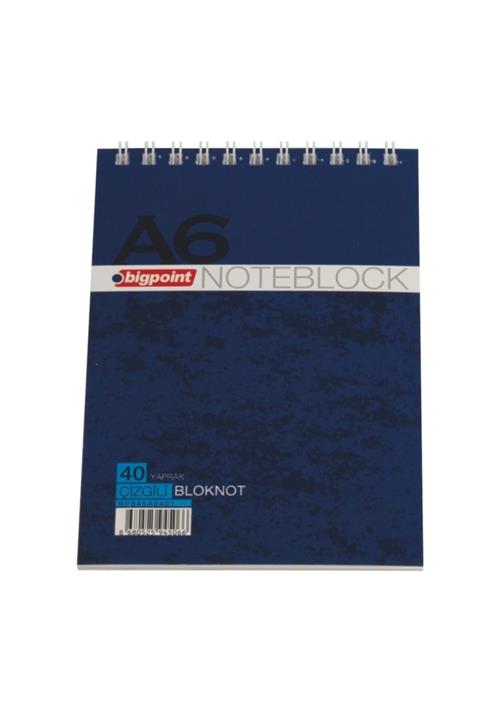 Bigpoint A7 Bloknot 40 Yaprak Kareli 12'li Paket