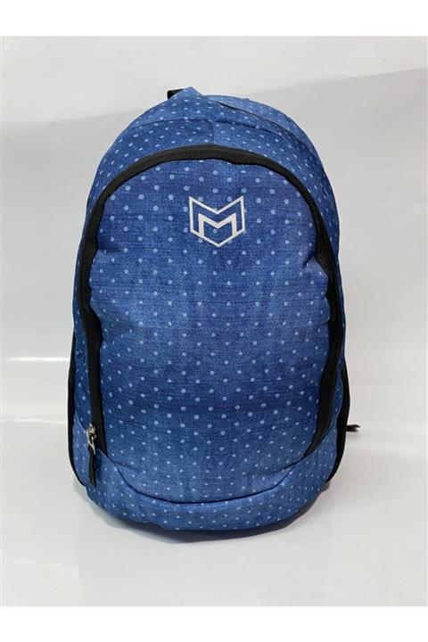 Mikro Unisex Mavi Spor Çanta