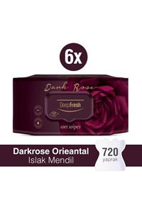 Deep Fresh Oriental Islak Mendil Darkrose Yaprak 6x120