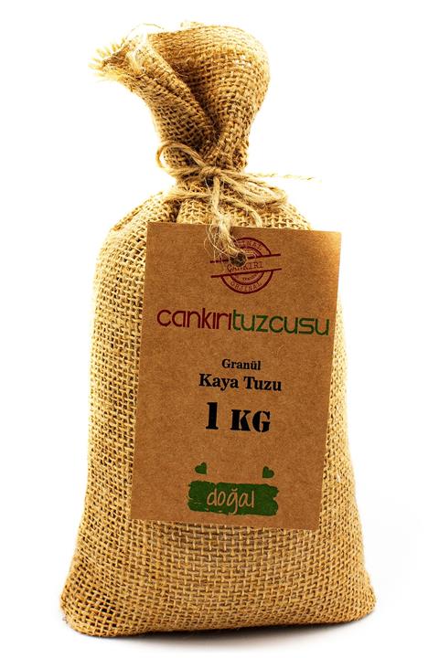 Çankırı Tuzcusu Granül Kristal Kaya Tuzu 1 kg