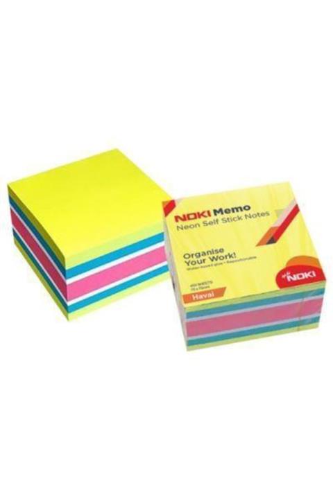 Noki Memo 75x75 Neon Havaı Kup Blok 450 Yp.
