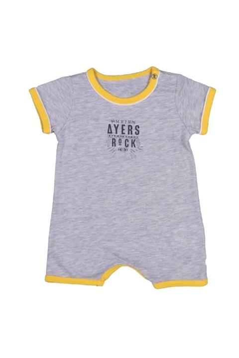 Bebepan Canyon Şort Tulum 3808 Gri Melanj