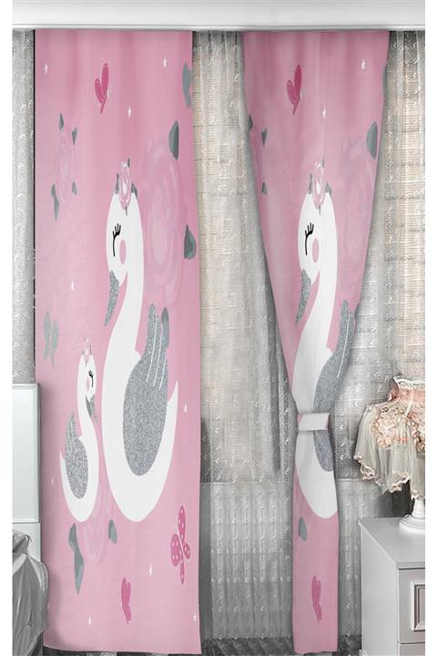 Bebişim Halı Kuğulu 2169 140x240 Çocuk Odası Fon Perde