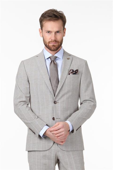 Ramsey Kareli Dokuma Takım Elbise - RP10112432