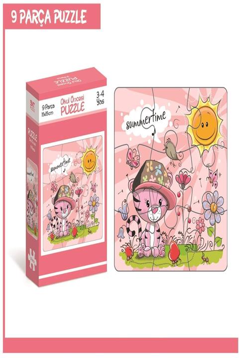 EFTREND 9 Parça Çocuk Puzzle - Bebekler Için Uygun