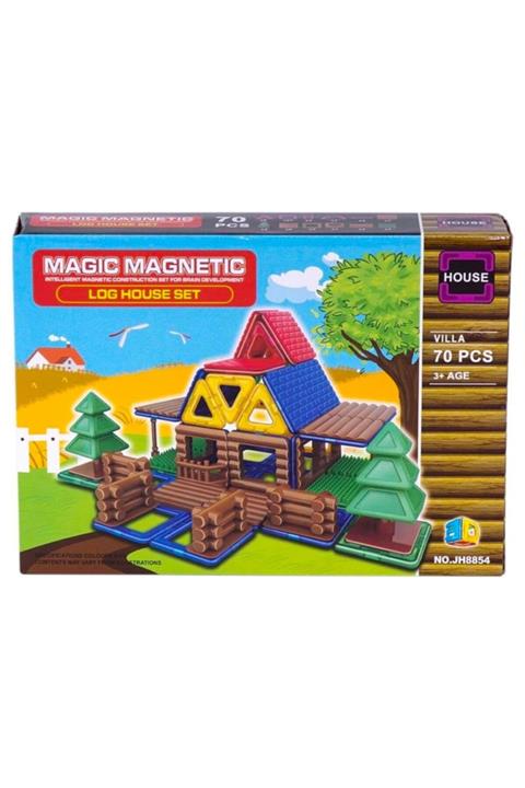 Magnetic Magic 70 Parça Çiftlik Evi Magnetik Jh8854