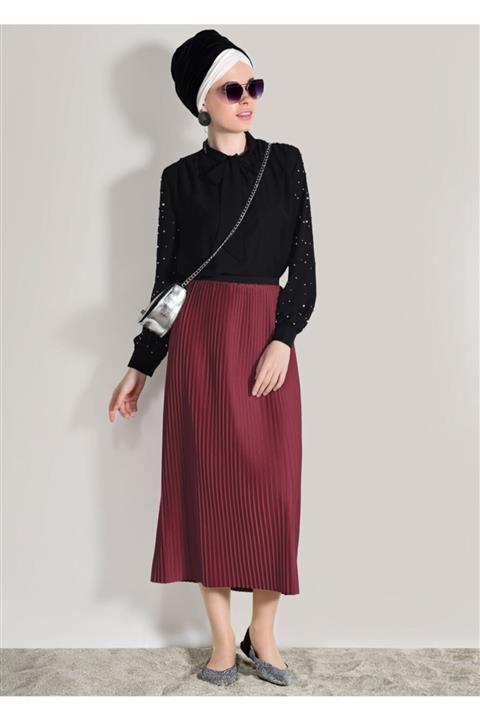 TRENDTESETTÜR Kadın Piliseli Etek