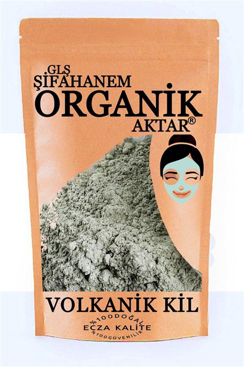 GLŞ ŞİFAHANEM ORGANİK AKTAR Yeşil Kil Volkanik Yüksek Mineralli Cilt Kili 500gr