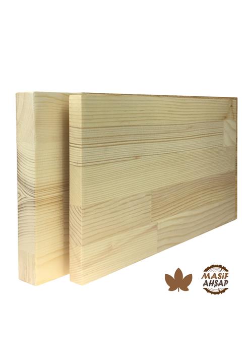 WOODLIFE Ladin Ahşap Plaka - 1. Sınıf Masif Panel Eni 40cm - Boyu 190cm - Kalınlığı 18mm
