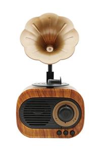 comse B5 Nostaljik Mini Radyo Gramofon Bluetooth/radyo/usb/sd Speaker