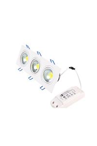 Horoz 3x5 Watt Cob Led Spot, Hareketli Beyaz Işık