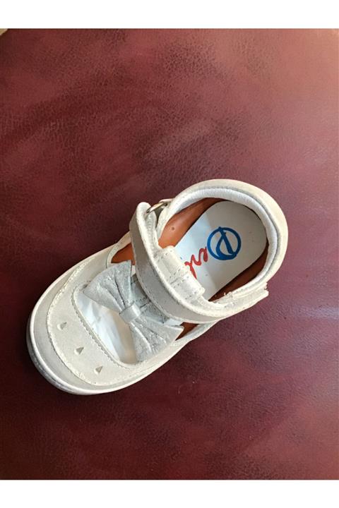 Perlina Kız Bebek Sedef Renk Ayakkabı