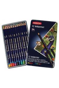 Derwent Inktense 12'li Teneke Kutu Suluboya Kalemi 0700928