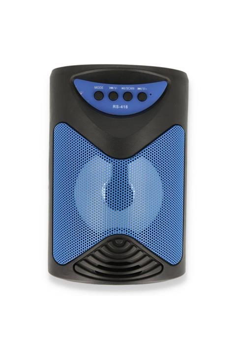 LİKEE Bluetooth Hoparlör Vk-1961 Nostalji Radyo Mavi