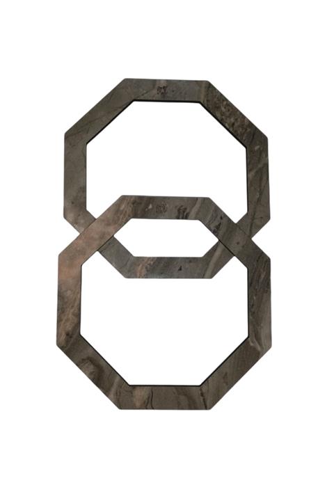 Nildenhobim Ahşap Çanta Sapı - Altıgen Çapı . 14 cm Kalınlık . 4 mm Çift