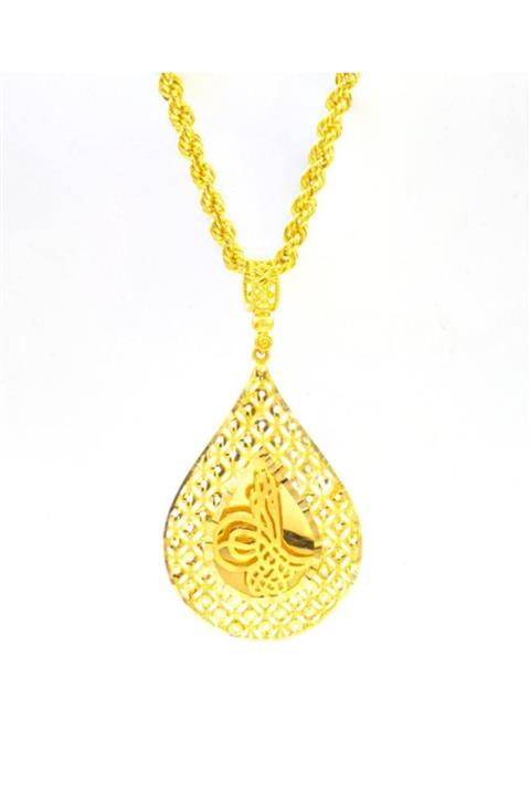 Latif Kuyumculuk 22 Ayar Altın Tuğralı Kolye Lkstgr0598