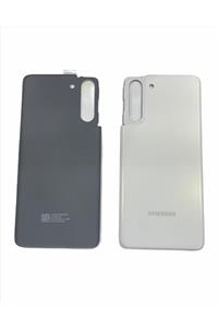 Samsung S21 G990 Arka Pil Kapağı Beyaz