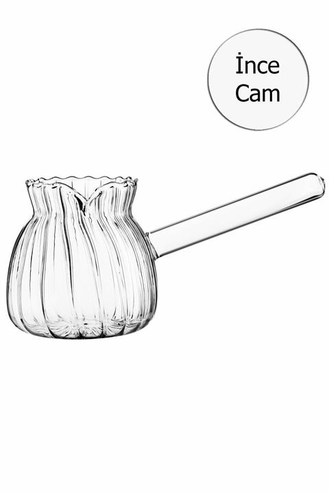 Jet's Home Borasilikat Cam Lüx Cezve 450ml