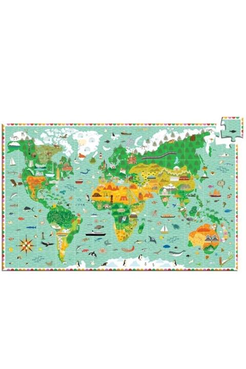 djeco Klasik Puzzle 200 Parça/ Around The World