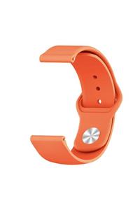 Xiaomi Mi Watch Color Yıkanabilir Silikon Kordon Kayış Turuncu + Popsocket