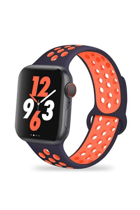Apple Aplle Watch Uyumlu 38 mm Ince Bilekler Için Silikon Kordon Kayış No45 + Popsocket
