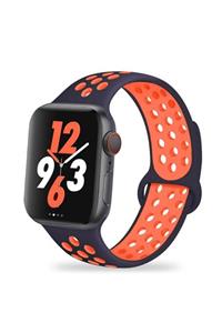 Apple Aplle Watch Uyumlu 38 mm Ince Bilekler Için Silikon Kordon Kayış No45 + Popsocket