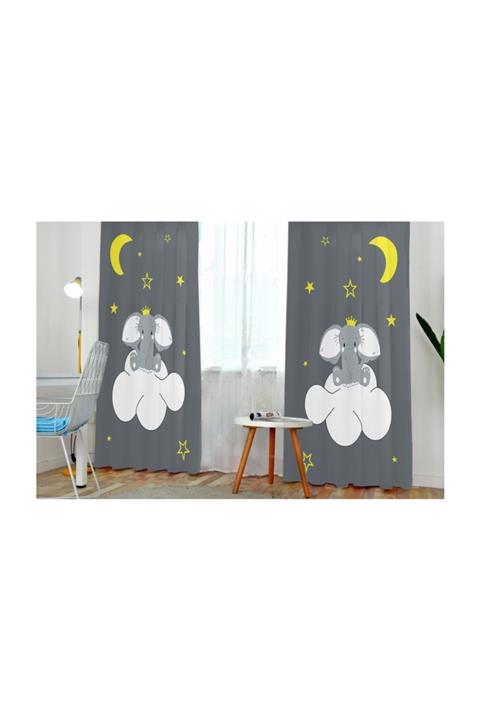 HOMESSA Filli 1208 140x240 Çocuk Odası Fon Perde