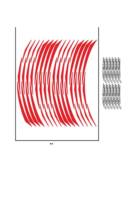 Yamaha Reflektör Kırmızı R25 Jant Şeridi (r25şrt010)