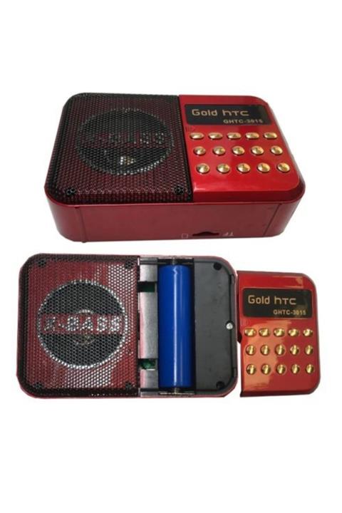 Gold 3015 Alarmlı Mini Radyo Sd Card Usb Mp3 Fm Radyo Dijital