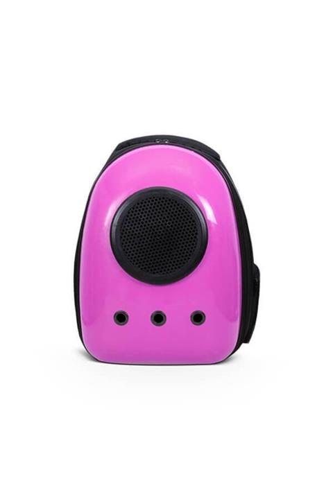 Glipet Astronot Kedi Köpek Taşıma Çantası 43x23x29 Cm Fuşya