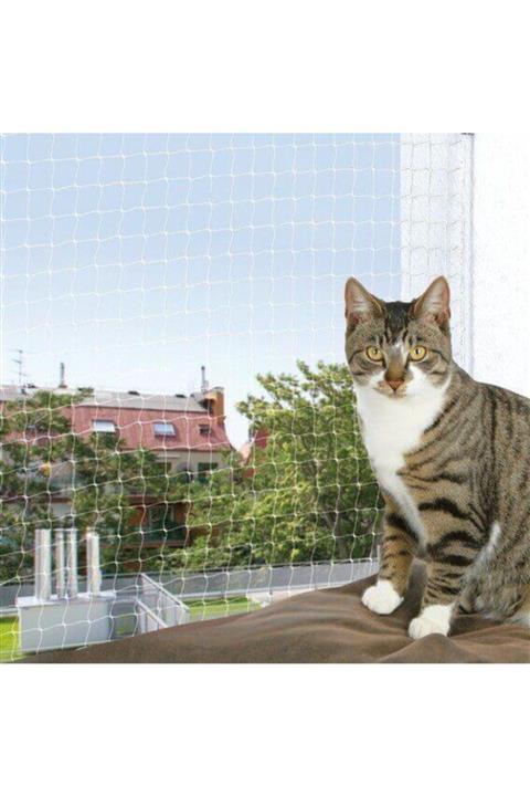 Balıkmarketim Kedi Koruma Filesi 1.5 Mm Kalınlık 4x4 Cm Göz Aralığı 5 Metre-1,5 Metre